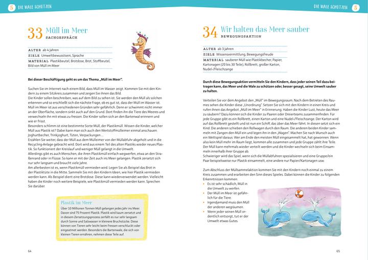 Actual product image Projektreihe Kindergarten - Wale und Delfine (German, Rebecca Meyer, Anya Moor, 2022)