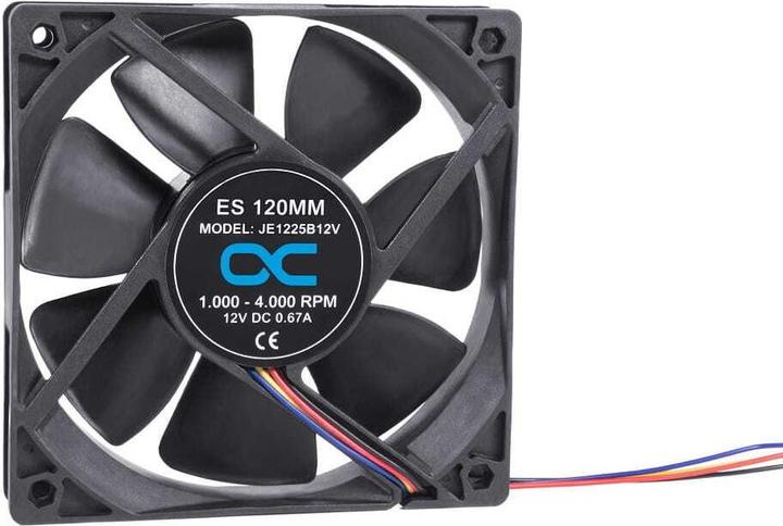 Produktbild Alphacool L12 ES 120mm 1.000-4.000rpm Fan V1.1 ( 120x120x25mm ) - Two Ball Bearing - PWM (360000 mm)