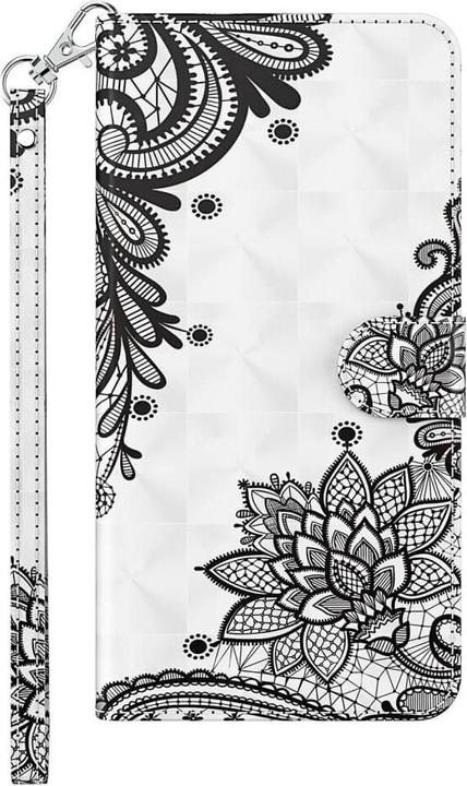 Image du produit Cover-Discount Xiaomi Redmi Note 11 Pro / 12 Pro - Étui effet paillettes fleurs noir (Realme 12 Pro+, Xiaomi Redmi Note 11 Pro)