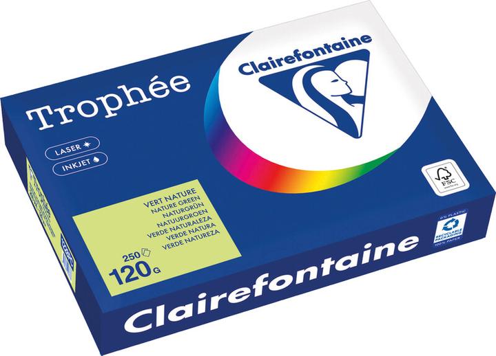 Actual product image Clairefontaine Universalpapier Trophée farbig (120 g/m², 250 x, A4)