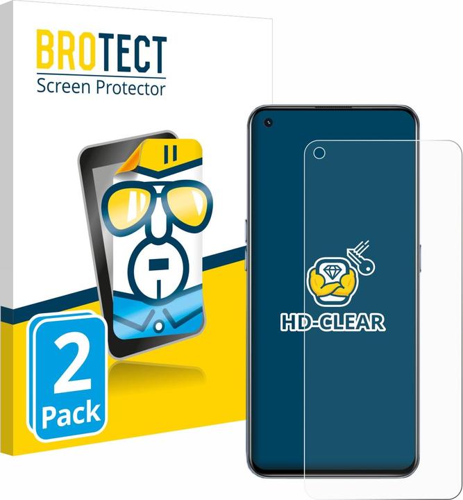 Produktbild BROTECT Schutzfolie Displayschutz Klar (2 Stück, Realme GT 5G)