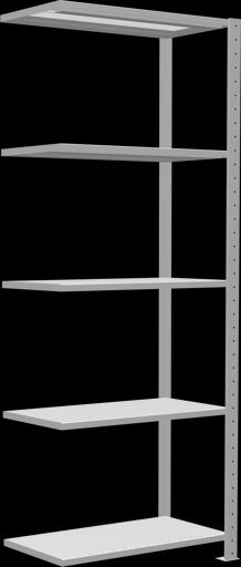 Actual product image Schulte Lagertechnik MULTIplus250 boltless add-on bay system with length bolts