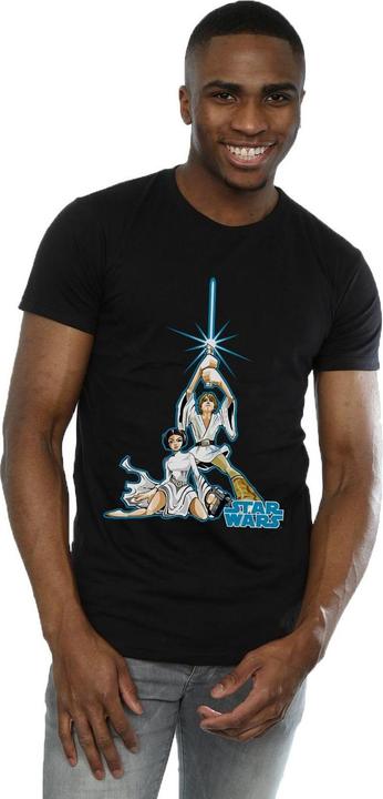 Image du produit Star Wars - T-shirt LUKE AND LEIA CHARACTER - Homme (L)