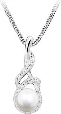 Immagine prodotto Silver Cat Collana delicata con perle e zirconi SC413