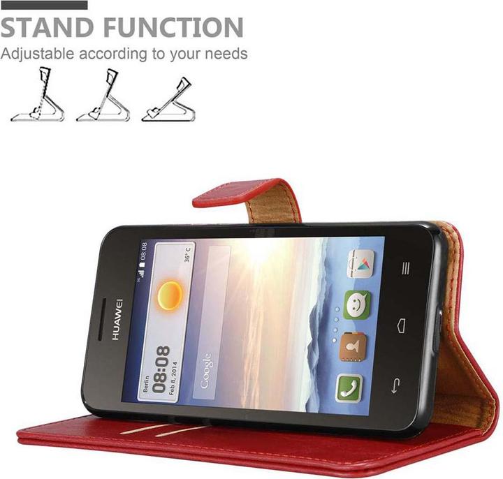 Actual product image Cadorabo Book Luxury Cover (Huawei Ascend Y330)