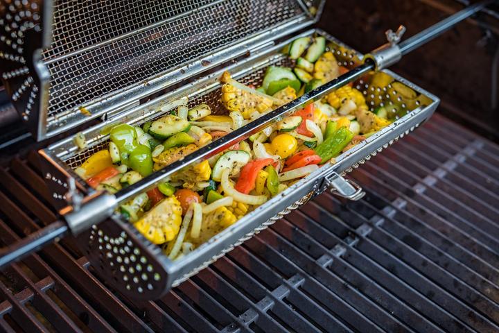 Immagine prodotto Grillfürst Cestello per spiedo rotante / cestello per girarrosto