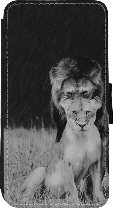 Produktbild PhoneLook Hülle Wallet schwarz Angry lions (Apple iPhone 11 Pro Max)