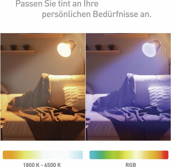 Immagine prodotto Müller Licht Lampada LED a globo dimmerabile G120 E27/15W(100W) 1520 lm 1800- 6500 K bianco caldo- bianco luce (E27, 15 W, 1520 lm, 1 x, F)