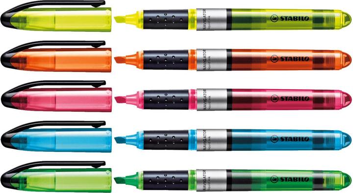 Actual product image STABILO NAVIGATOR highlighter (Yellow, 1 mm, 1 x)