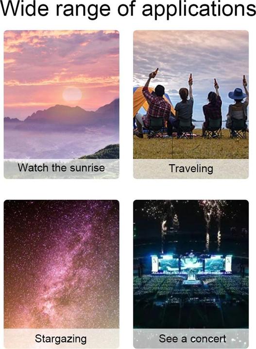 Actual product image König Design Monocular Starscope Telescope 16 X 52 HD Monocular Night Vision With Mobile Tripod