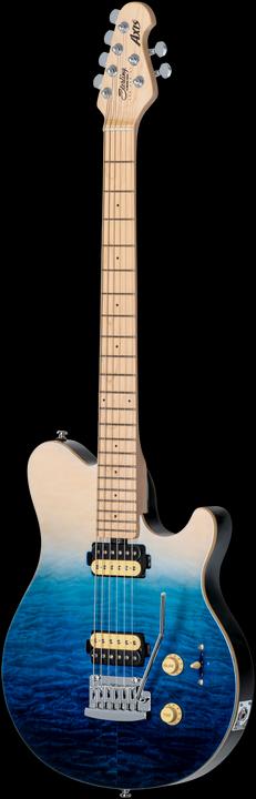 Immagine prodotto Chitarra elettrica, S.U.B., Axis AX3 Top impiallacciato in acero trapuntato, Spectru (Chitarra elettrica, Acero, mogano, Cromo pressofuso)