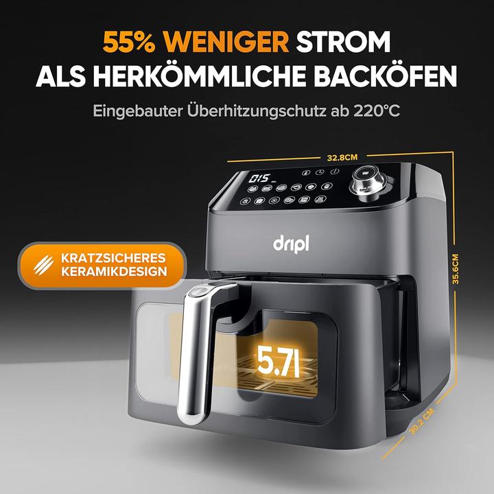 Actual product image Dripl Heissluftfritteuse