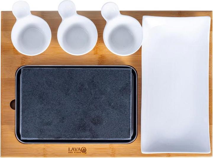 Actual product image LavaQ Hot Stone Steak Set