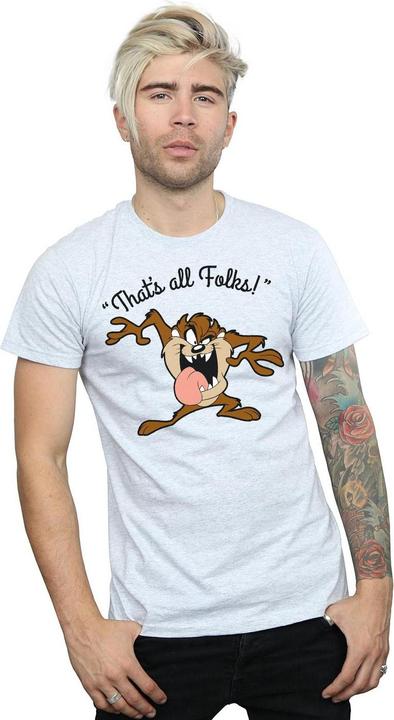 Immagine prodotto Looney Tunes That's All Folks Maglietta Taz Uomo (XL)