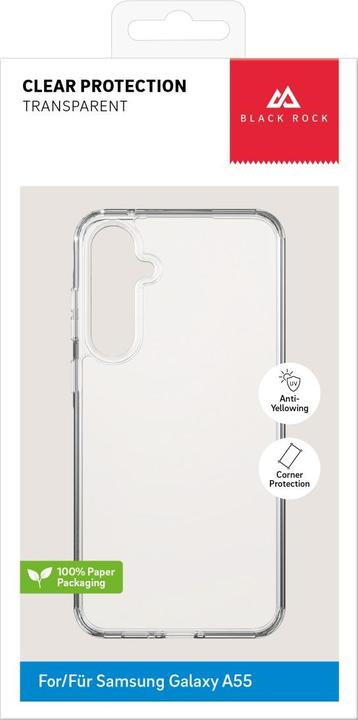Actual product image Black Rock Clear Protection Case (Samsung Galaxy A55)