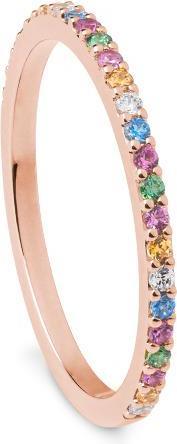 Immagine prodotto Breuning ANELLO - Brill. | Blu cielo | Verde mela | Saf. Rosa (50, Oro 750/18 K)