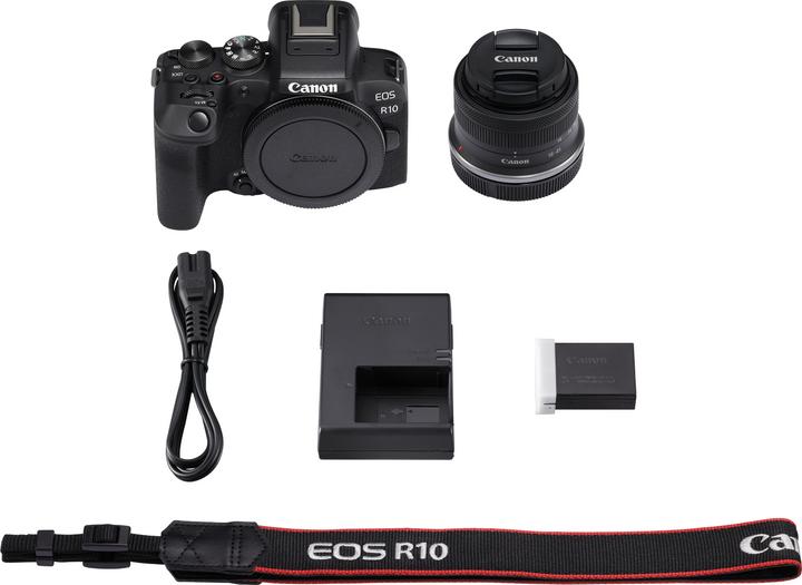 Immagine prodotto Canon EOS R10 Kit (18 - 45 mm, 24.20 Mpx, APS-C / DX)