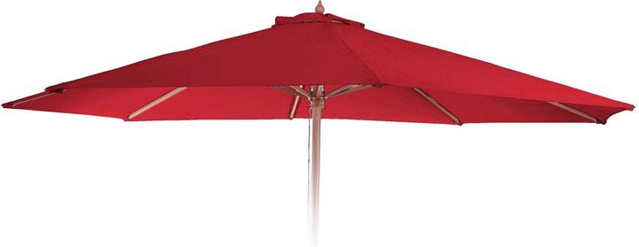 Mendler Ersatz-Bezug für Sonnenschirm Florida, Sonnenschirmbezug Ersatzbezug, Ø 3,5m Polyester 6kg - bordeau (3.50 m)