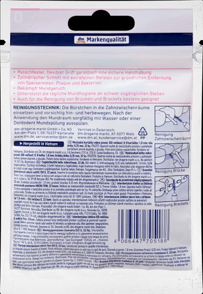 Immagine prodotto dm Dontodent Spazzolini interdentali (32 x, 0.35 mm)