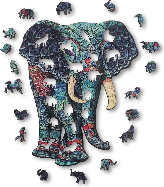 Immagine prodotto Aniwood Motivo puzzle Elefante (M) (150 pezzi)