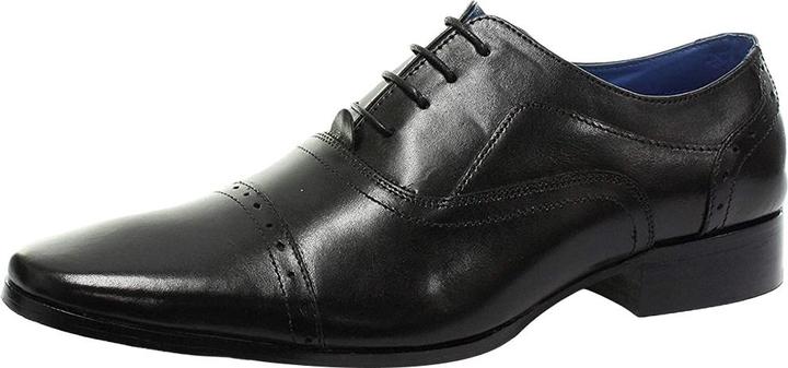 Image du produit Roamers 4 oeillets Punch Cap Chaussures Oxford en cuir (48)