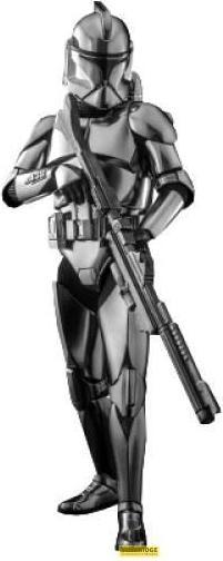 Produktbild Hot Toys Star Wars figurine 1/6 Clone Trooper (Chrome Version) 30 cm