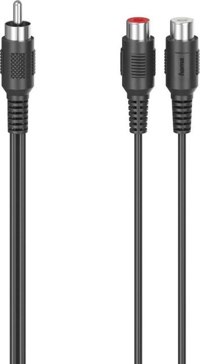 Actual product image Hama Subwoofer adapter, cinch plug - 2 cinch couplings