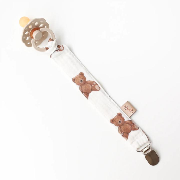Produktbild Babyly Schnullerkette aus Baumwolle Bären