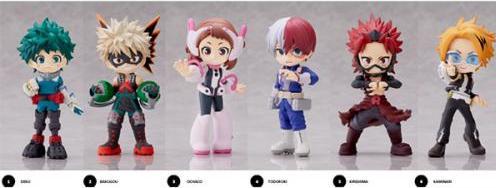 Produktbild YuMe My Hero Academia Anime Series Minifiguren 9 cm Display (6)