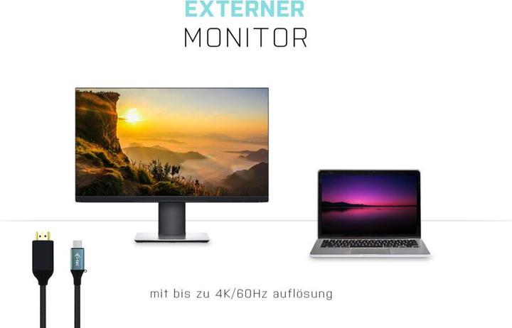 Image du produit i-tec USB Typ C — HDMI (Typ A) (1.50 m, USB Type C)