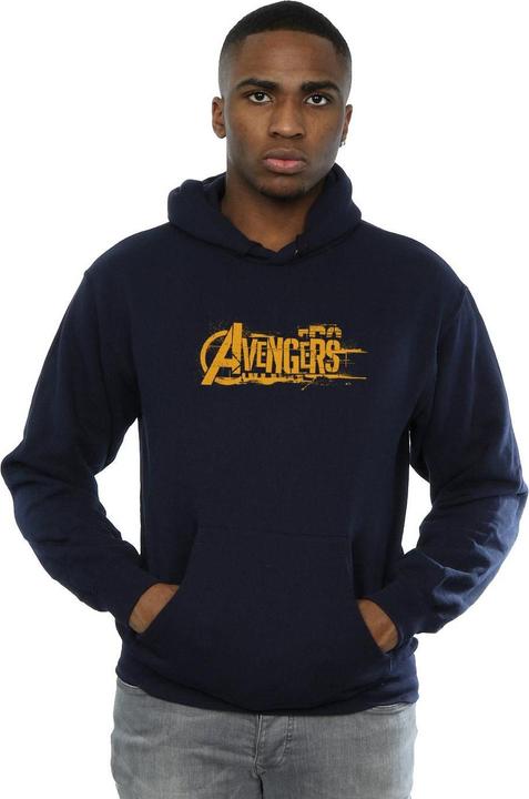 Avengers Infinity War Orange Logo Hoodie