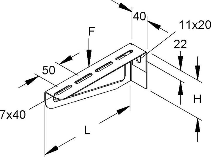 Actual product image Niedax KTAM 200 F