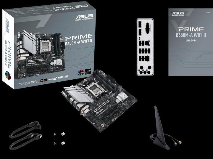 Produktbild ASUS PRIME B650M-A WIFI II (AM5, AMD B650, mATX)