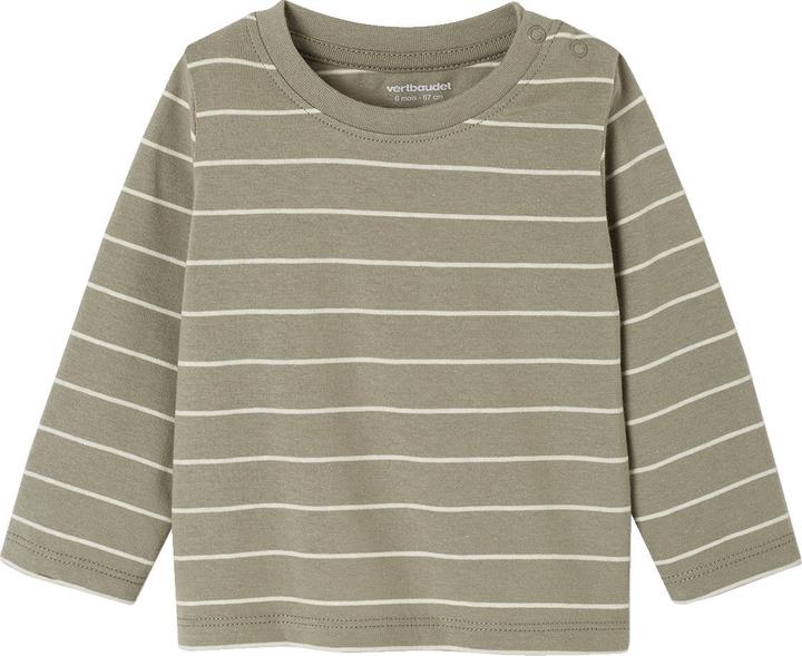 Produktbild Vertbaudet 2er-Pack Baby Shirts BASIC, Print & Streifen (68)