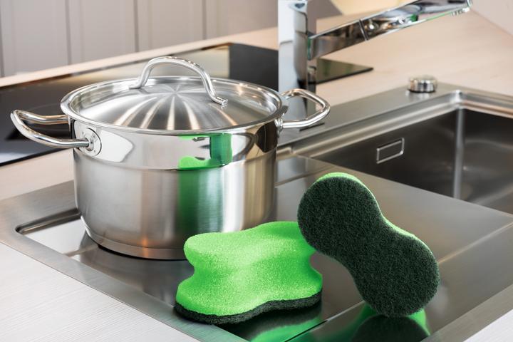 Actual product image Scotch Brite Pot Cleaner Classic Comfort, colour: green (2 pcs.)
