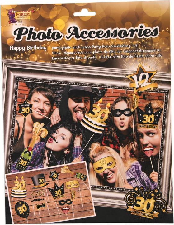 Image du produit Bristol Novelty Accessoire 30e anniversaire 12Erpack bois papier