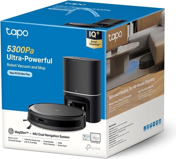 Image du produit TP-Link RV20 Max Plus (Robot d'aspiration et de nettoyage)