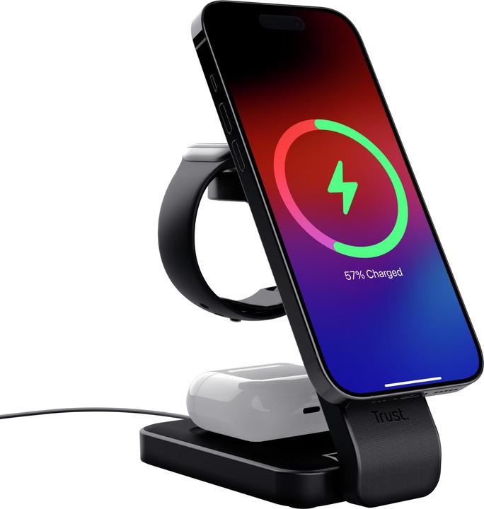 Actual product image Trust VIRO 3-IN-1 MAGNETIC CHARGE (15 W)
