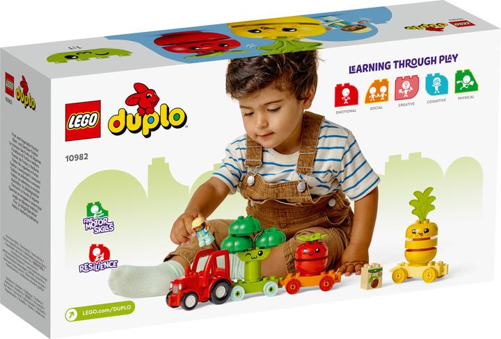 Actual product image LEGO Fruit and vegetable tractor (10982)