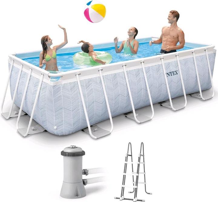 Actual product image Intex Chevron Prism Pool 400x200x100 cm, with pump (400 x 200 x 100 cm)