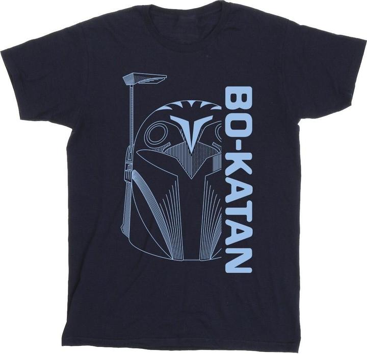 Immagine prodotto Star Wars The Mandalorian Bo Katan Helm Maglietta Uomo (S)