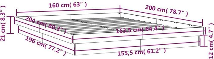 Produktbild VidaXL Klea (160 x 200 cm)