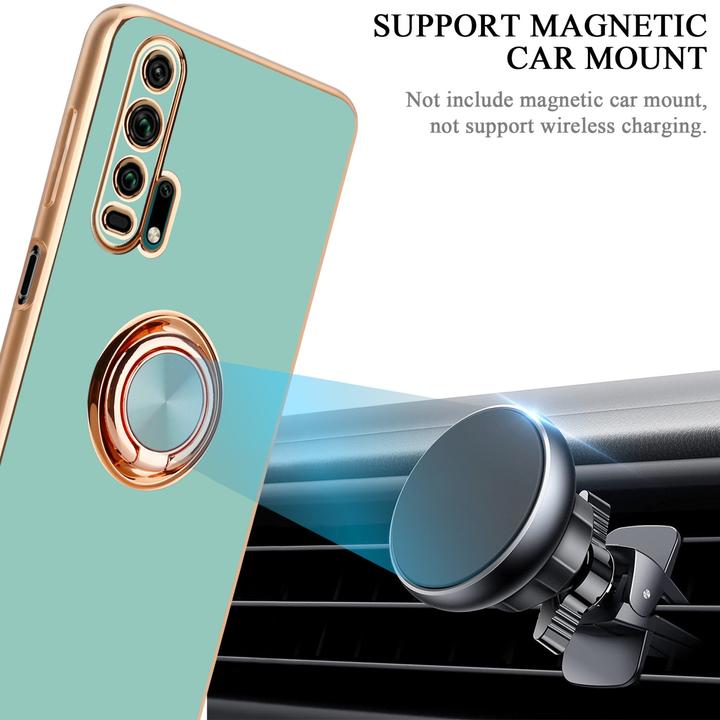 Image du produit Cadorabo Housse pour Honor 20 PRO en TPU avec protection pour appareil photo et anneau LM089 Style (Honor 20 Pro)