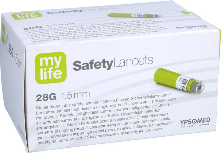 Immagine prodotto Mylife SafetyLancets lancette di sicurezza 28G (Lancette pungidito)