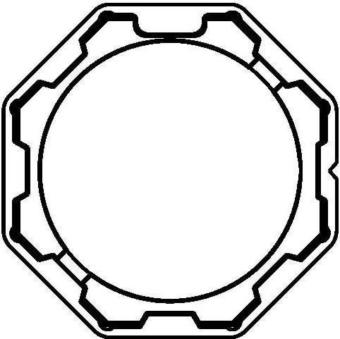 Produktbild Rademacher Adapter-Set Achtkantwelle 60mm Medium Ku.intelligente Rohrmotoren