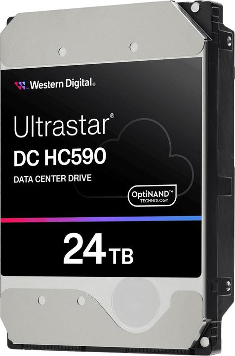 Productafbeelding WD Ultrastar DC HC590 3,5inch 26,1 24TB 512 7200RPM SAS ULTRA 512E SE P3 (24 TB, 3.5", CMR)