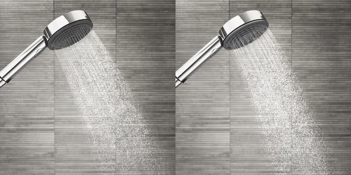 Actual product image hansgrohe Pulsify Select S 105 3 jet types Relaxation EcoSmart (3 Beam types, 9 l/min)
