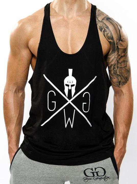 Actual product image Gym Generation Warrior Classic Stringer Black (XL)
