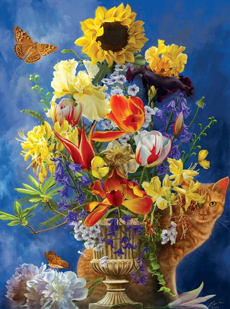 Sunsout Puzzle 1000 pezzi Nene Thomas - Giardino d'oro (1000 pezzi)