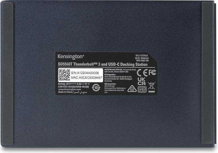 Produktbild Kensington SD5560T Dual 4K (Thunderbolt, 11 Ports)